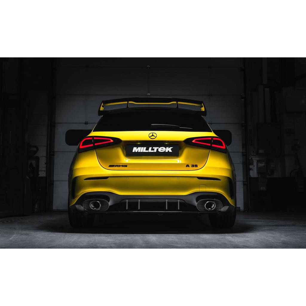 MILLTEK SSXMZ131 Cat-back MERCEDES-Benz A-Class A35 AMG 2.0 Turbo (W177 Hatch Only) Photo-1 