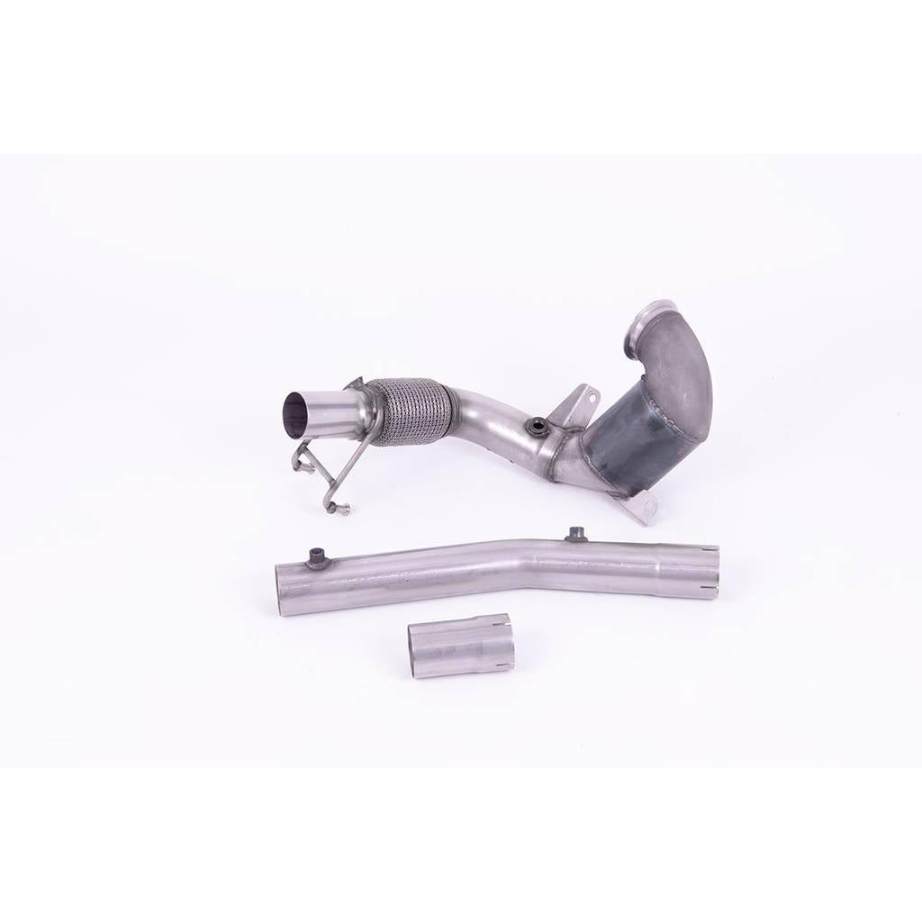 MILLTEK SSXVW564 Cast Downpipe with HJS High Flow Sports Cat AUDI A1 40TFSI 5 Door 2.0 (200PS) with OPF/GPF Photo-0 