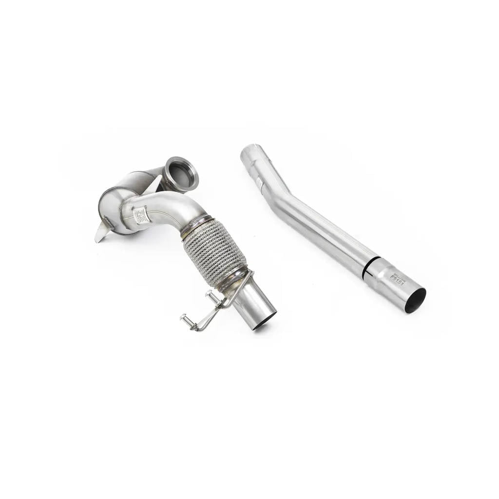 MILLTEK SSXVW571 Cast Downpipe with Race Cat VW Polo GTI 2.0 TSI (AW - 5 Door) - Non GPF/OPF Models Only Photo-0 