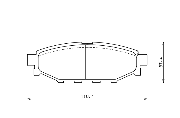 ENDLESS EP418MX72 Rear brake pads SUBARU BRZ/IMPREZA Outb.Sport/WRX (GH8)/LEGACY/OUTBACK Photo-0 