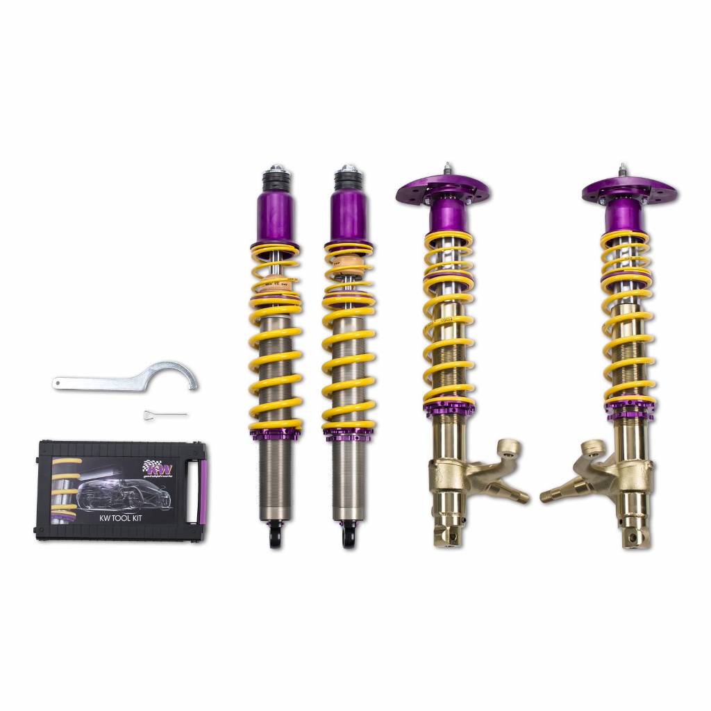 KW 35271864 Coilover Kit CLUBSPORT PORSCHE 911 G-Modell / G-model; (911 S, 911 SC) rised spindle/knuckle; incl. Turbo; coupé, convertible, Targa; only usable for car with 16 inch wheels minimum 01/75- Photo-0 