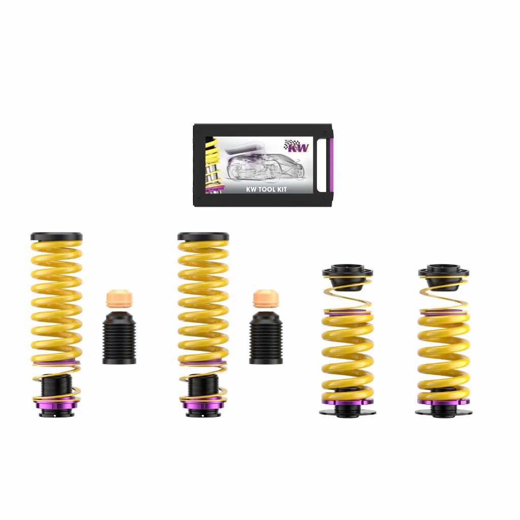 KW 25325089 Coilover Spring Kit MERCEDES-BENZ C-Klasse / c-class C63 AMG (W205, C205, S205); (204, 204 K, 204 AMG, 204 K AMG) 12/15- kW 350-375 FA 5-25 RA 15-35 Photo-0 