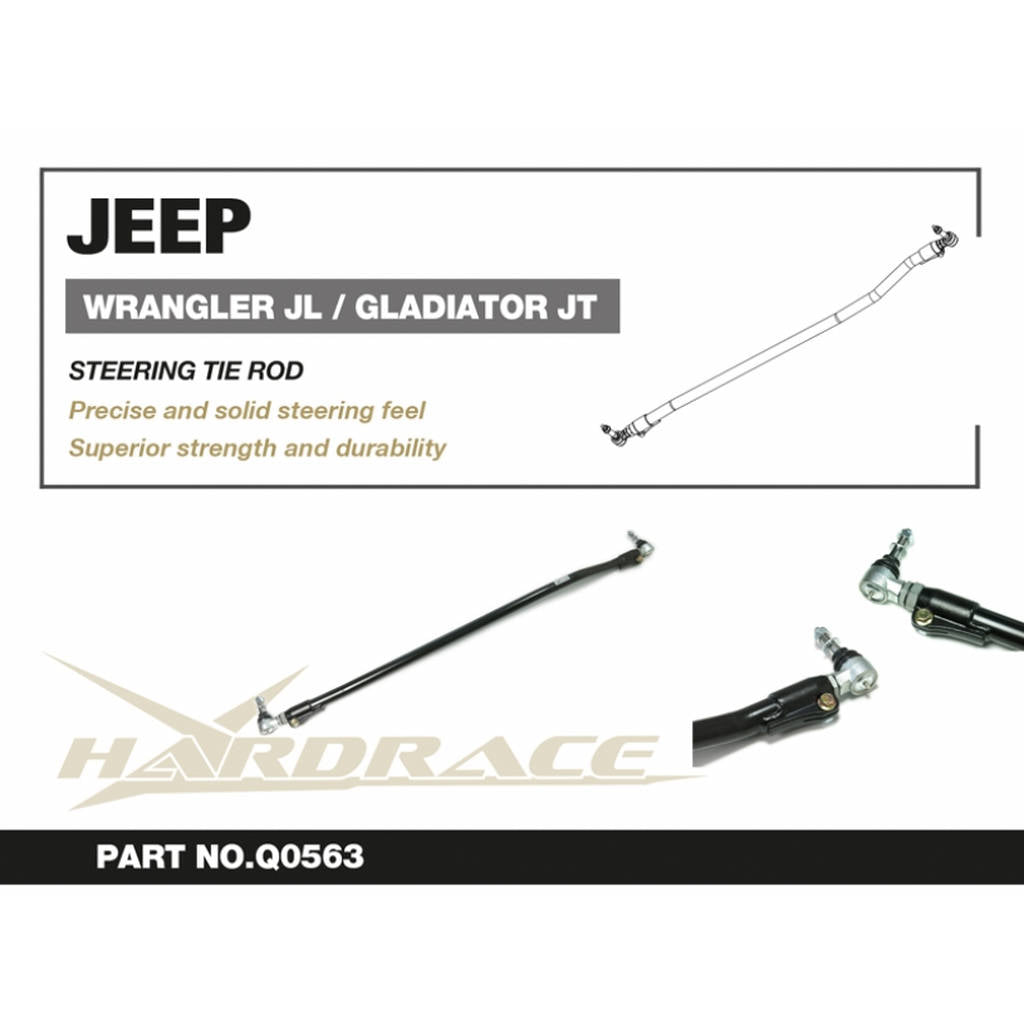 HARDRACE Q0563 STEERING TIE ROD JEEP WRANGLER JL '18-/GLADIATOR '19- Photo-1 
