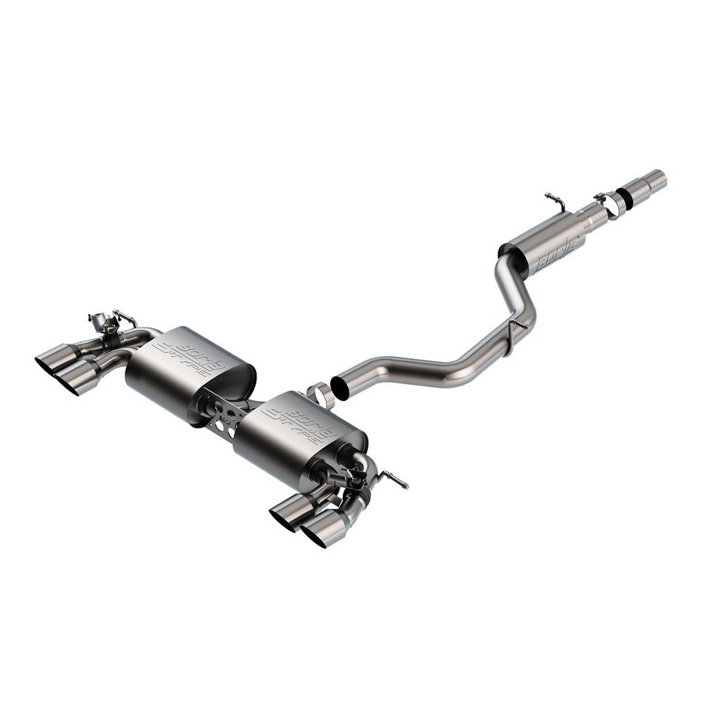 BORLA 140831SB Cat-Back Exhaust S-Type Golf R MK7.5 w / resonator 2018-2019 Photo-0 