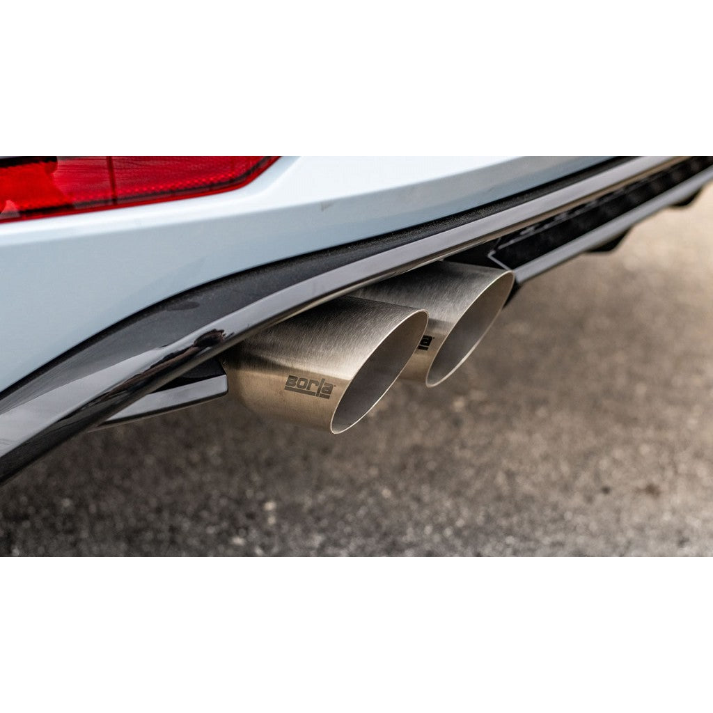 BORLA 140831SB Cat-Back Exhaust S-Type Golf R MK7.5 w / resonator 2018-2019 Photo-2 