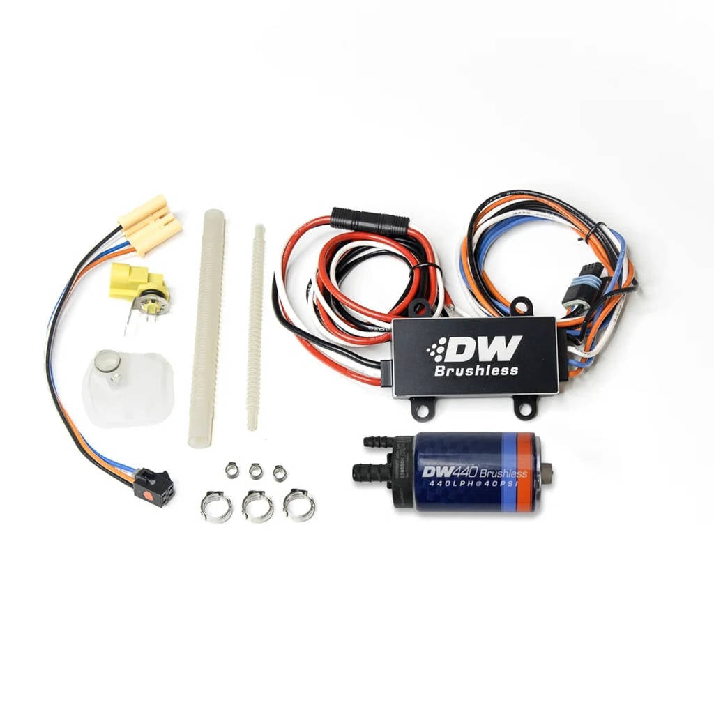 DEATSCHWERKS 9-441-C102-0907 440lph in-tank brushless fuel pump + single/dual speed controller FORD Mustang/F-150 2011-14 Photo-0 