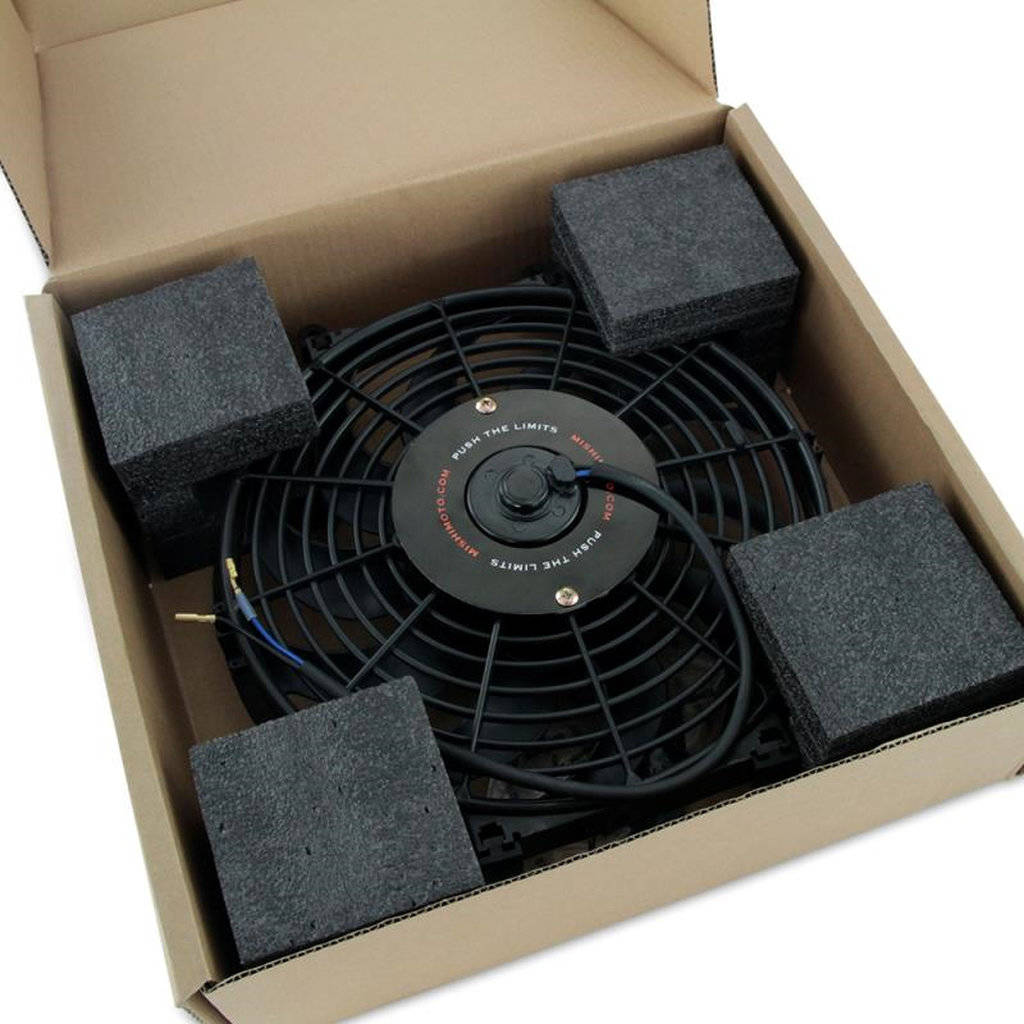 MISHIMOTO MMFAN-10C Curved Blade Electric Fan, 10" Photo-5 