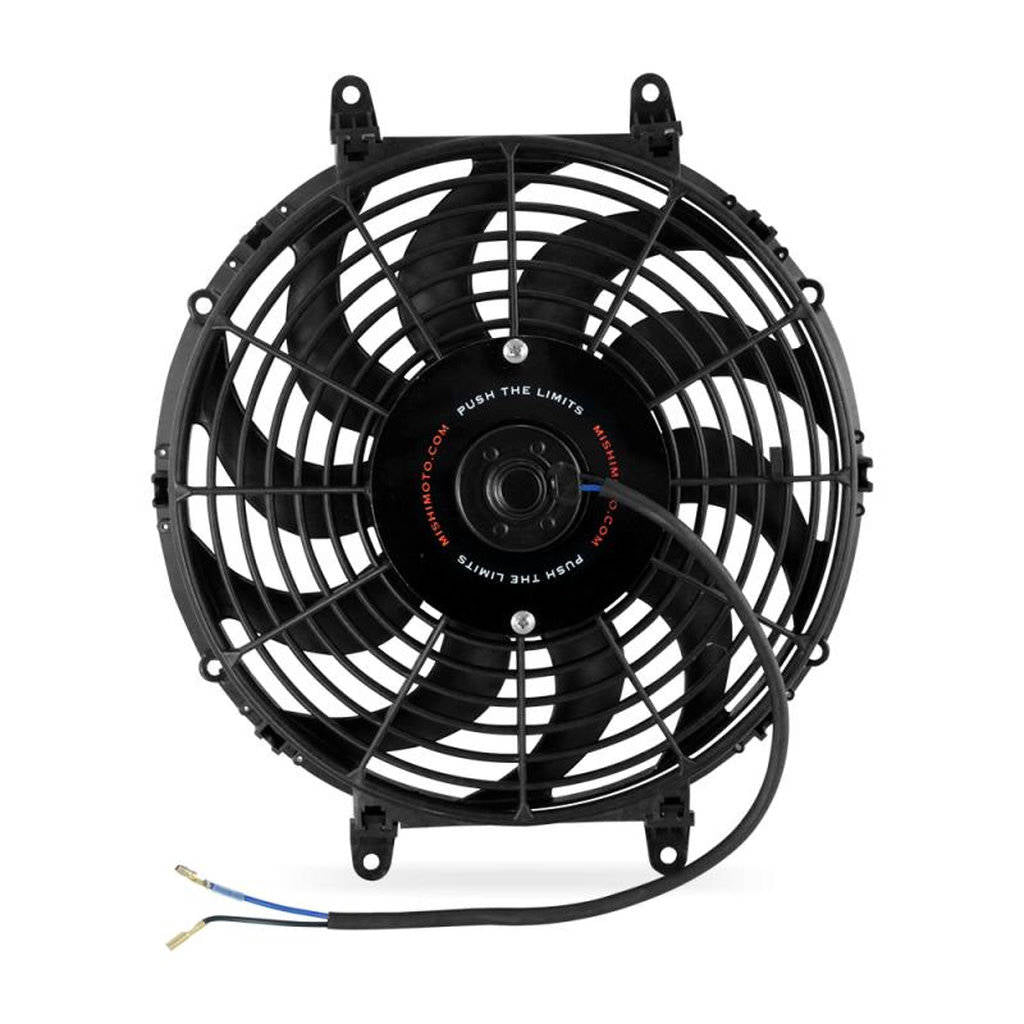 MISHIMOTO MMFAN-12C Curved Blade Electric Fan, 12" Photo-0 
