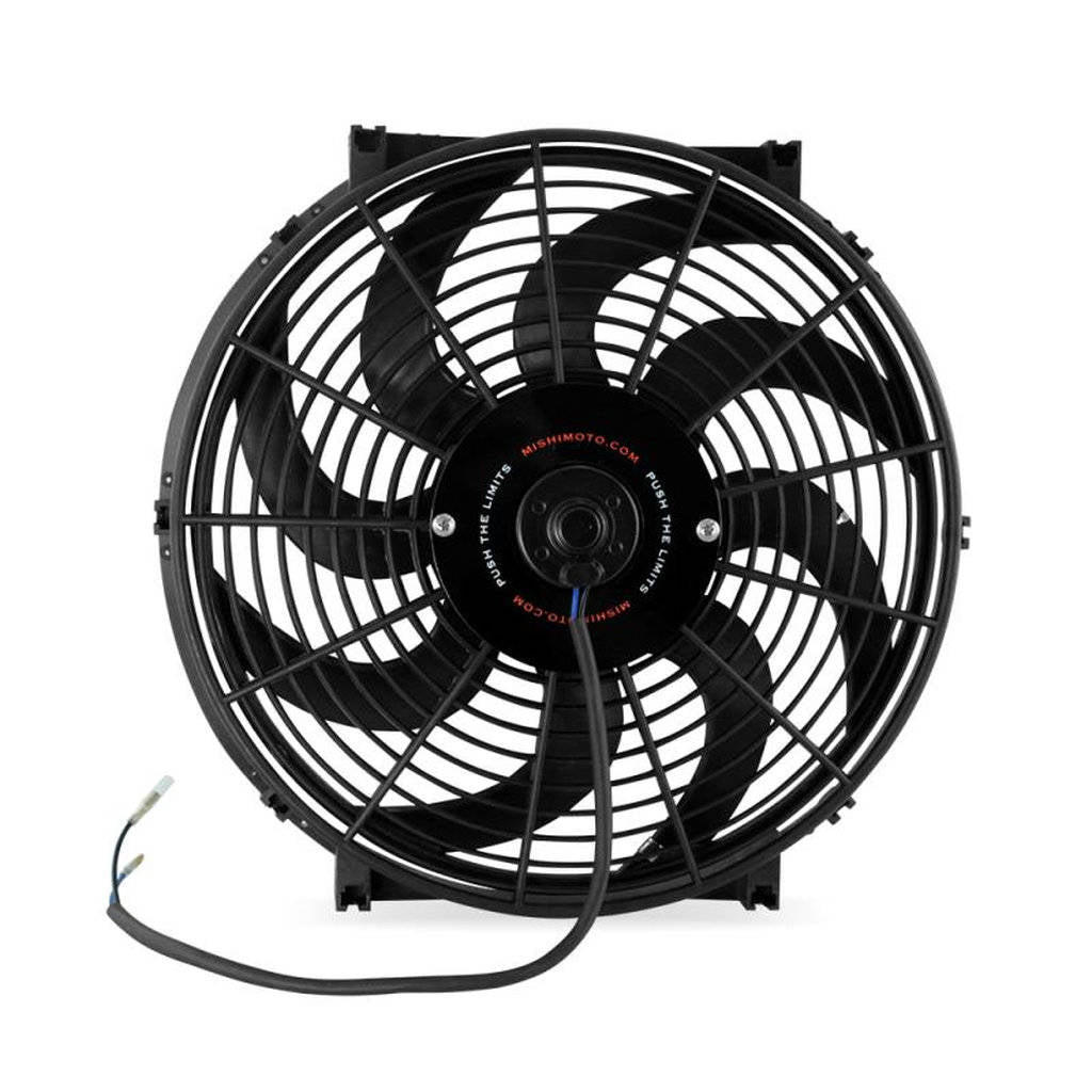 MISHIMOTO MMFAN-14C Curved Blade Electric Fan, 14" Photo-0 