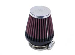 K&N RC-2320 UNIVERSAL Clamp-On Air Filter 1-13/16"FLG, 3"B, 2"T, 3"H Photo-0 