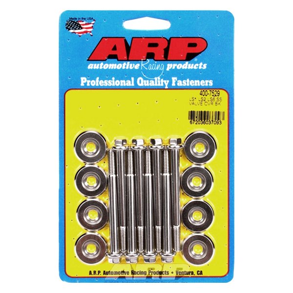 ARP 400-7530 Valve Cover Bolt Kit for Chevrolet LS Gen III/IV. with 0.165 thick washer. ARP Stainless. 12pt Photo-0 