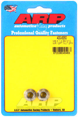 ARP 400-8350 M8 X 1.00 (M10 wr) SS 12pt nut kit Photo-0 