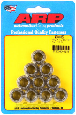 ARP 400-8387 Nut Kit M12 X 1.00 SS 12pt Photo-0 