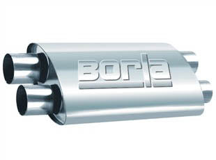 BORLA 400286 ProXS™ Muffler, Dual / Dual, Oval, 2.5" 19" x 4" x 9.5" Photo-0 