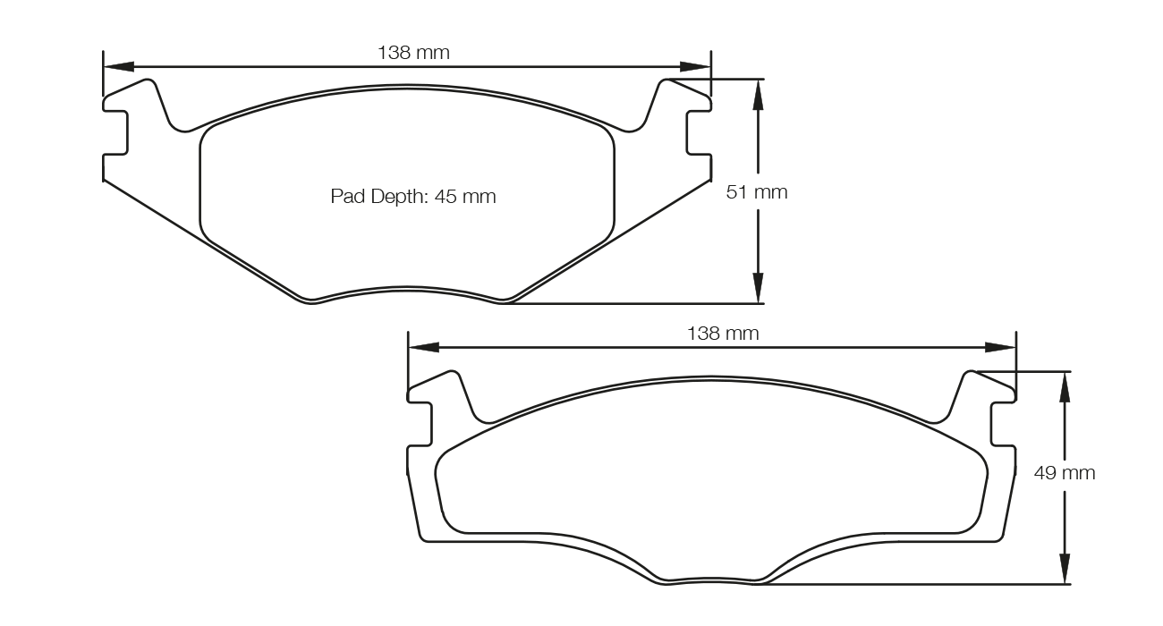 PAGID 4011-RSL29 Front brake pads RSL29 VW POLO (6n) 1.3i/1.4i (94-99) Photo-0 