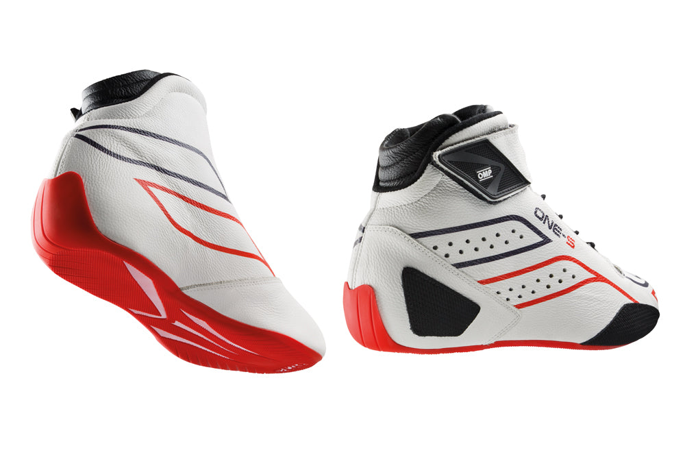 OMP IC0-0822-A01-020-37 (IC/82202037) ONE-S my2020 Racing shoes, FIA 8856-2018, white/red, size 37 Photo-1 