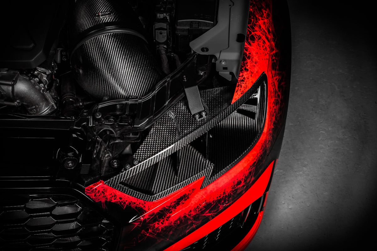 EVENTURI EVE-ST38V8S-CF-HDP Headlamp Race Ducts (Carbon) for AUDI RS3 Stage 3 Photo-3 