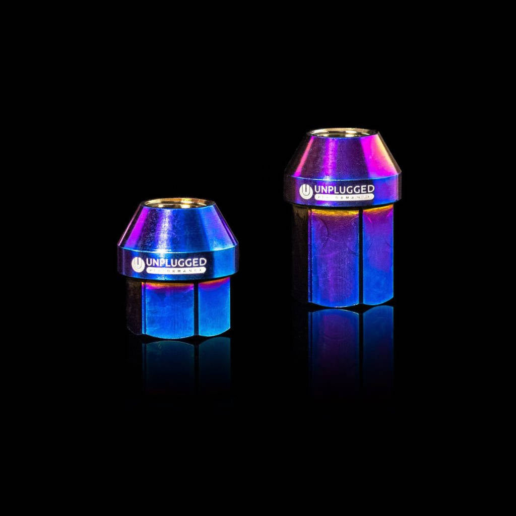 UNPLUGGED PERFORMANCE UP-MU-001-1.1 Lug Nut Set - Superlight Titanium 64 Grade, Set of 20 for TESLA Model 3 / Y / S / X Photo-2 