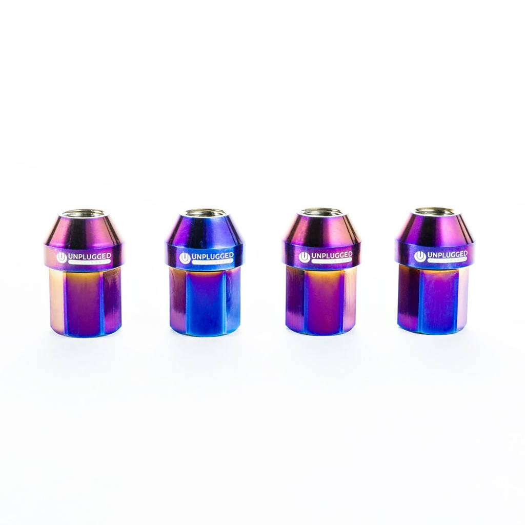 UNPLUGGED PERFORMANCE UP-MU-001-3.1 Lug Nut Set - Superlight Titanium 64 Grade, Black Finish Set of 20 for TESLA All Model Photo-5 