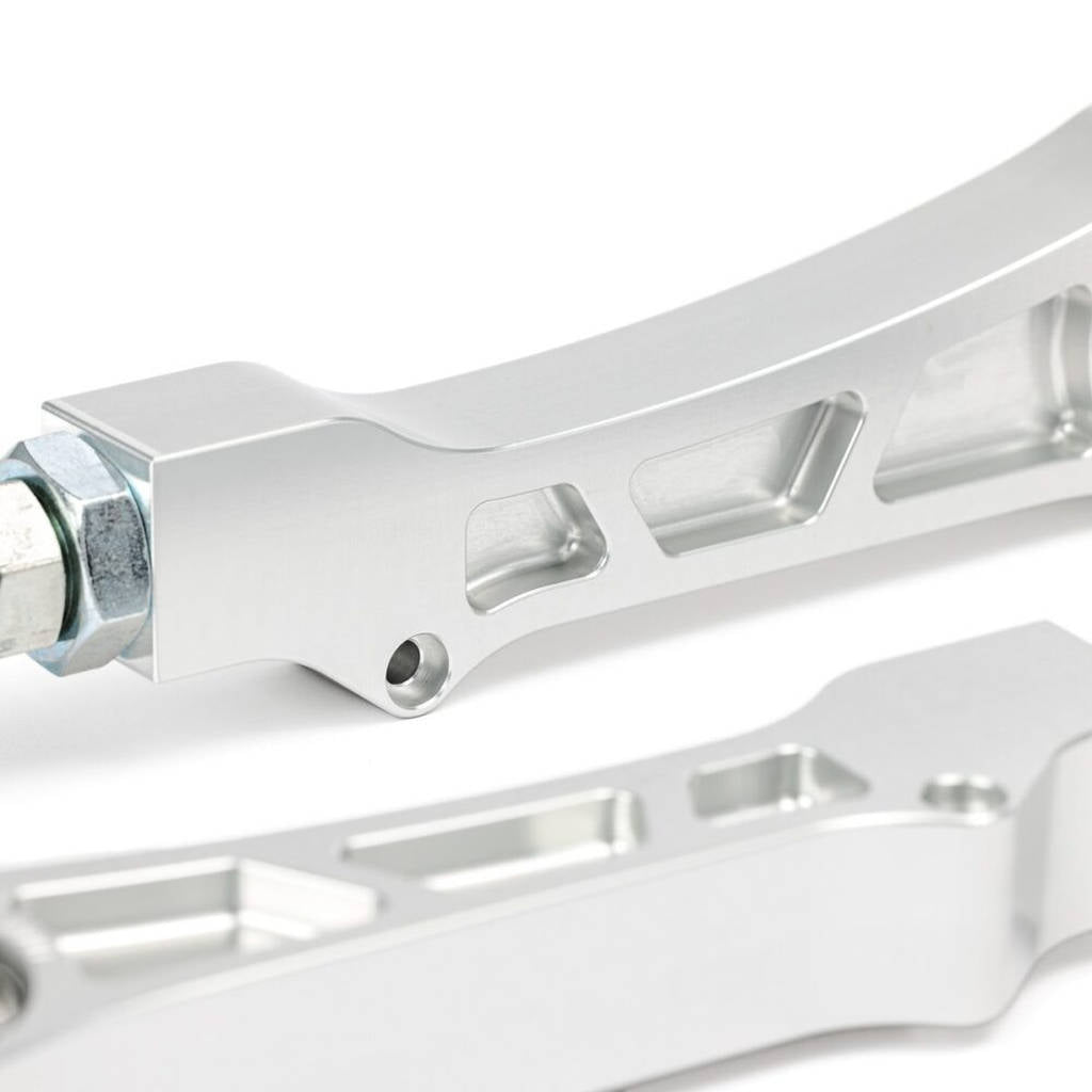 UNPLUGGED PERFORMANCE UP-MSMX-132-1.1 Billet Adjustable Rear Camber Arm Set - Street & Track Day for TESLA Model S / Model X Photo-3 