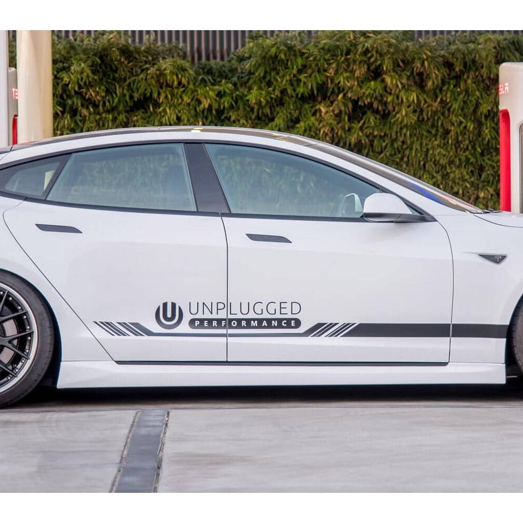 UNPLUGGED PERFORMANCE UP-MS-104-1.1 Side Skirt Set, Urethane, Unpainted for TESLA Model S Photo-3 