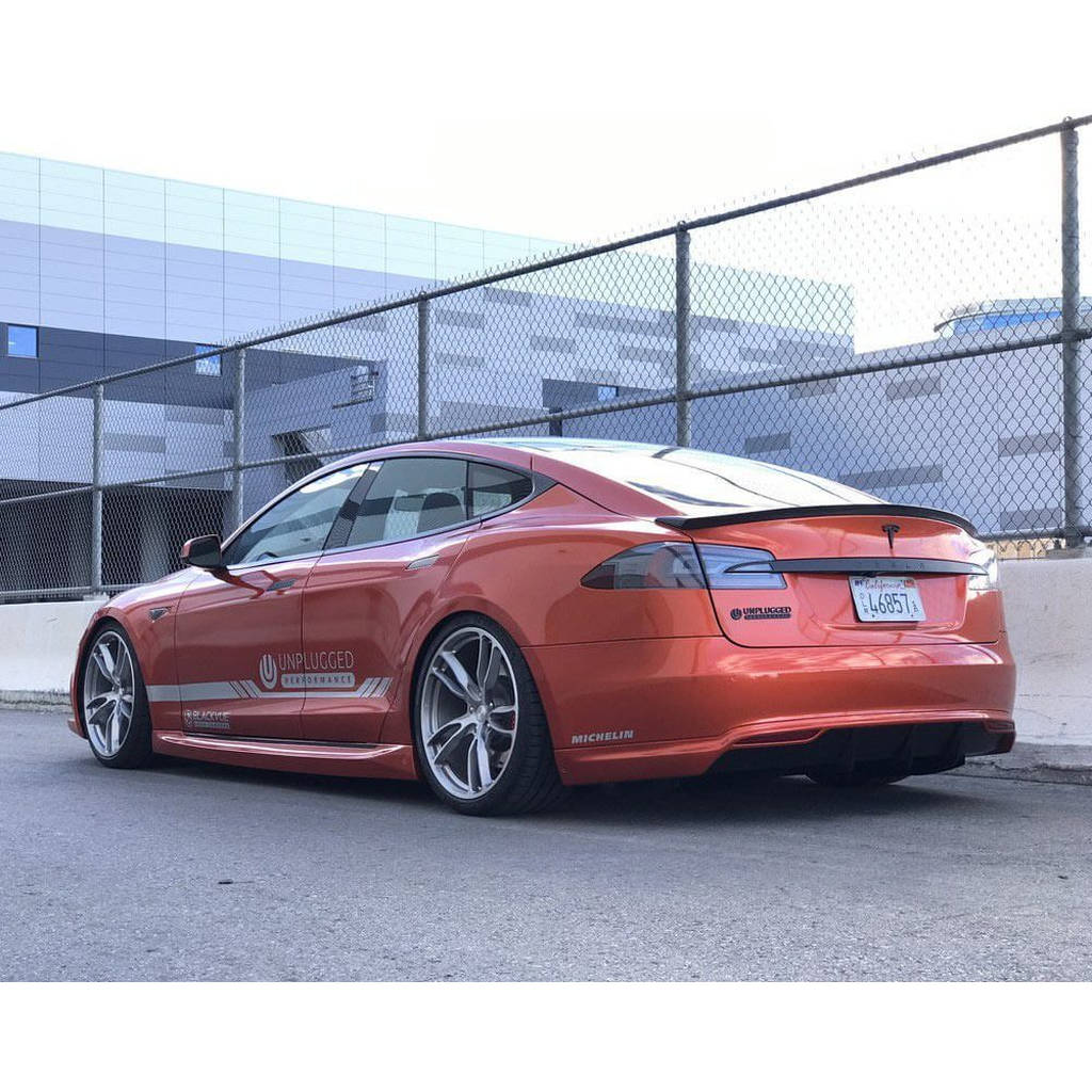 UNPLUGGED PERFORMANCE UP-MS-104-1.1 Side Skirt Set, Urethane, Unpainted for TESLA Model S Photo-5 