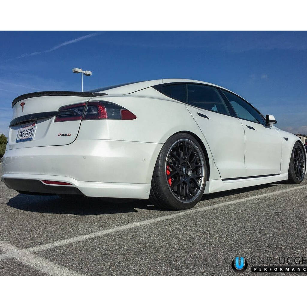 UNPLUGGED PERFORMANCE UP-MS-104-1.1 Side Skirt Set, Urethane, Unpainted for TESLA Model S Photo-7 