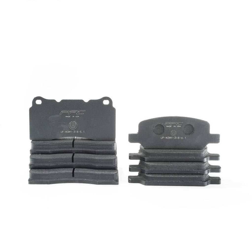 UNPLUGGED PERFORMANCE UP-M3MY-318-1.1 Front Brake Pad Set Street and Track Day for TESLA Model 3 / Model Y Photo-0 