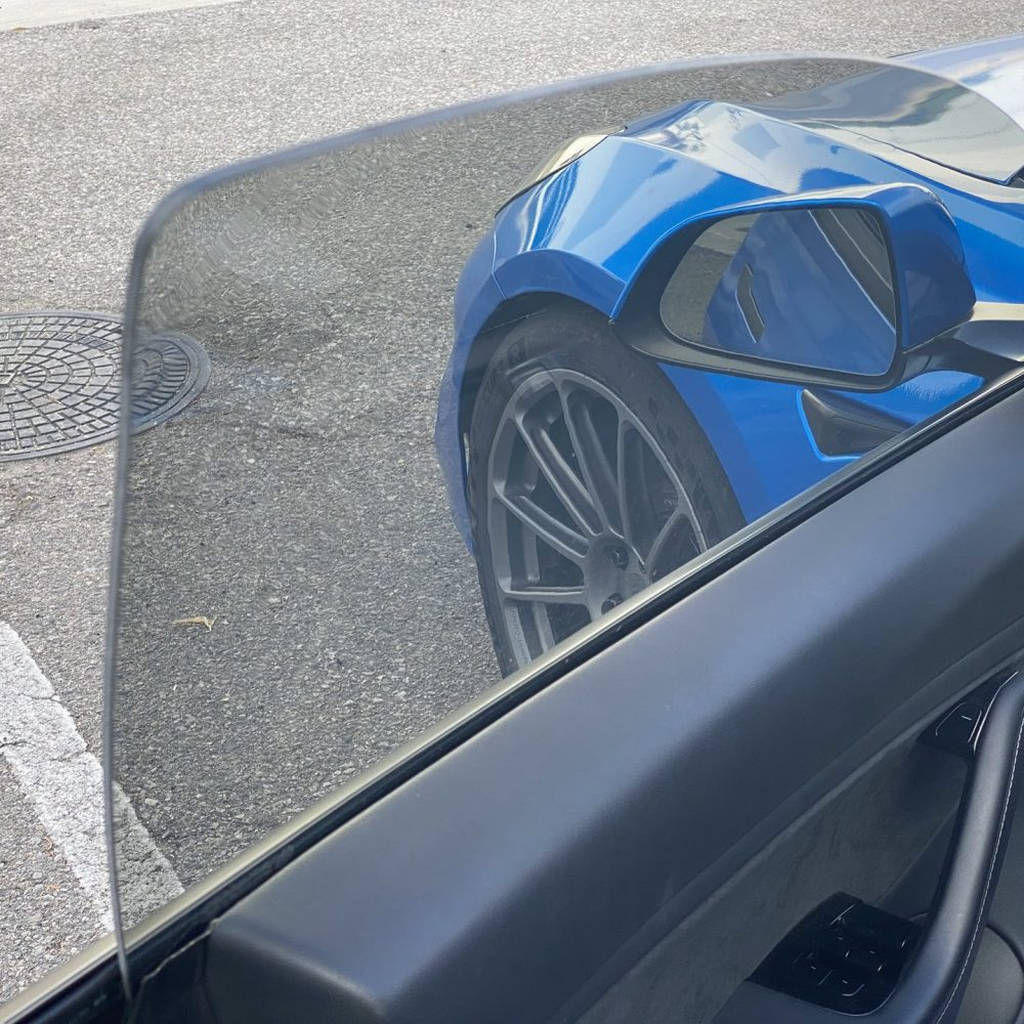 UNPLUGGED PERFORMANCE UP-M3-347-3.1 Front Door Window Pair, Lexan (4.0lbs each, 11lbs combined savings) for TESLA Model 3 Photo-0 