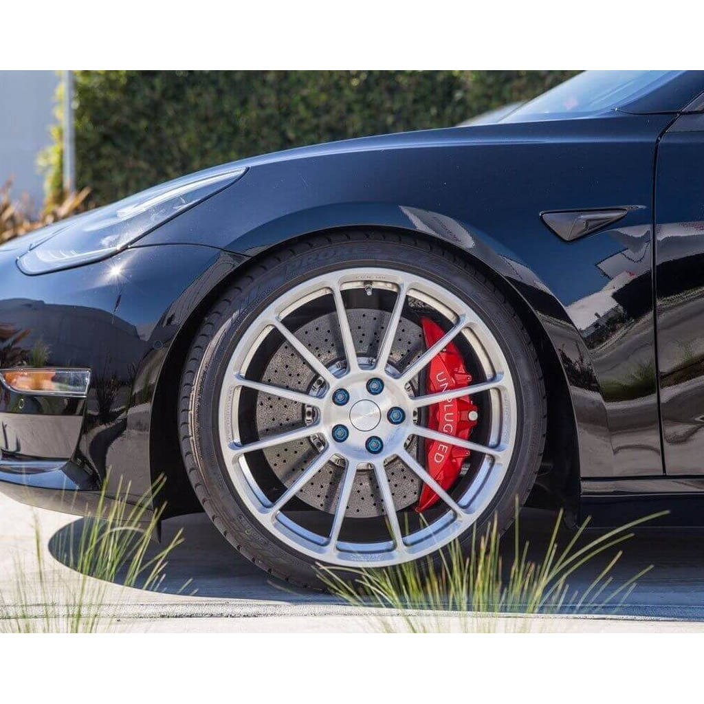 UNPLUGGED PERFORMANCE UP-M3-310-11.1 Dual Rate Lowering Spring Set, RWD, Mid Range - Moderate for TESLA Model 3 Photo-6 