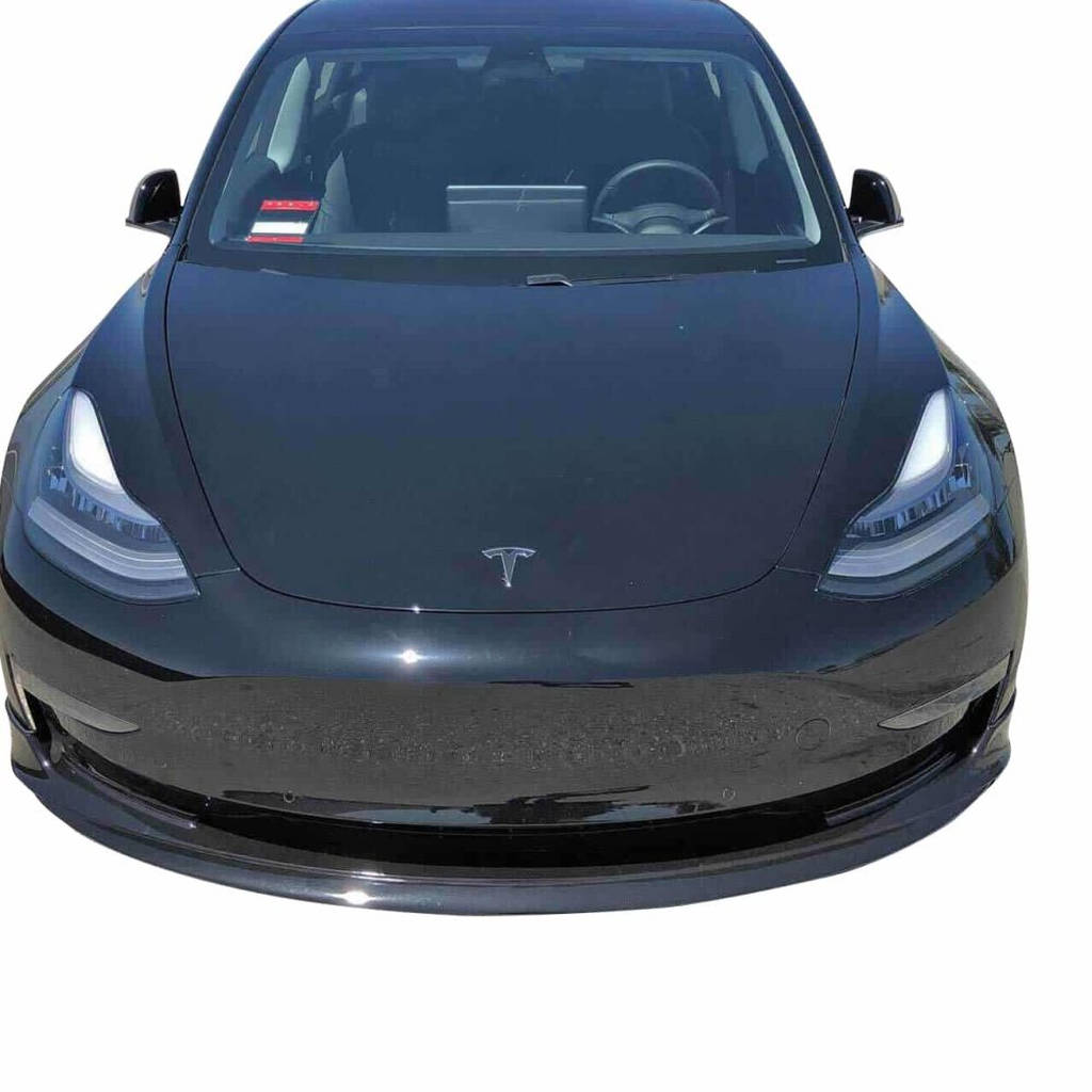 UNPLUGGED PERFORMANCE UP-M3-301-6.1 Front Lip Spoiler, Painted Silver Metallic for TESLA Model 3 Photo-7 