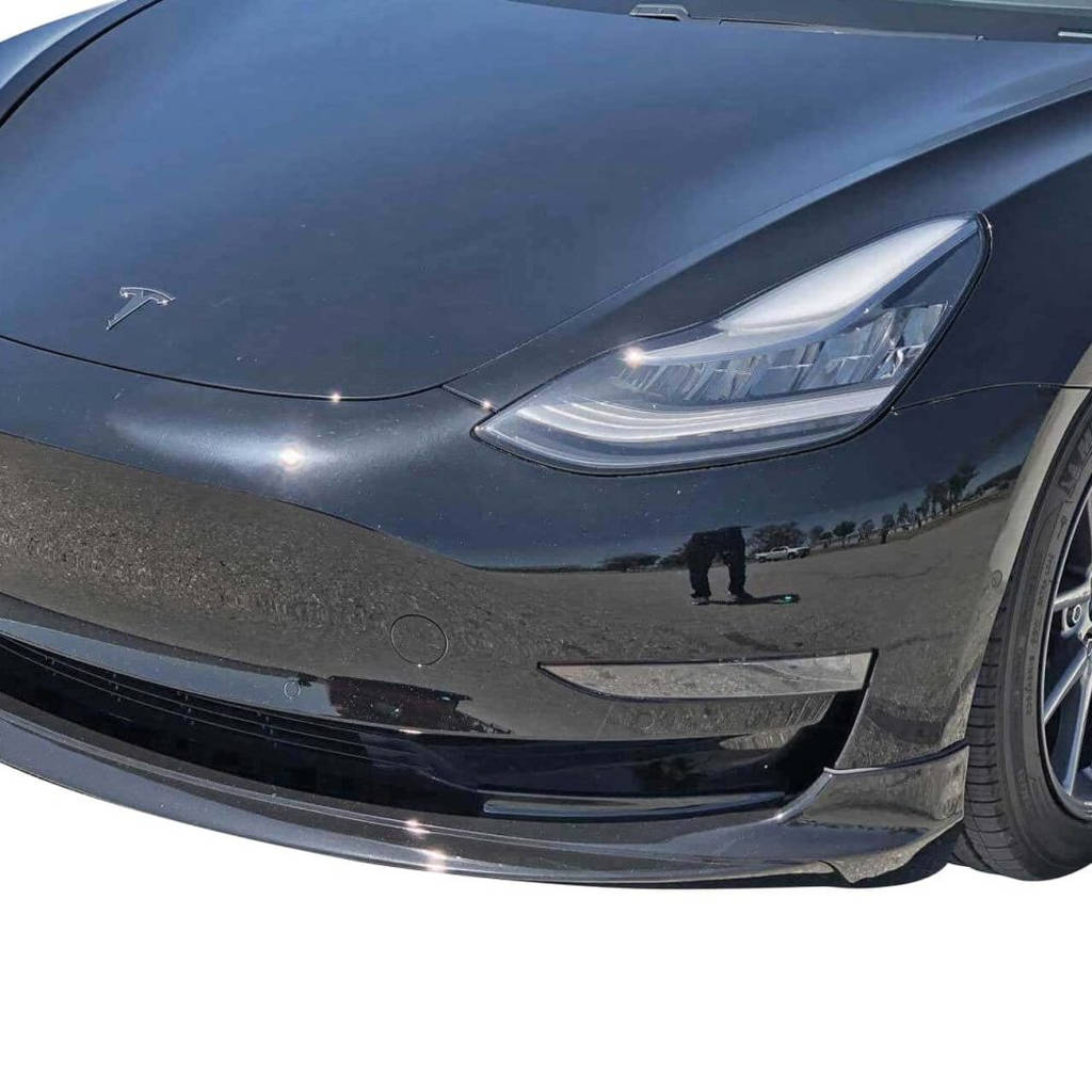 UNPLUGGED PERFORMANCE UP-M3-301-6.1 Front Lip Spoiler, Painted Silver Metallic for TESLA Model 3 Photo-8 