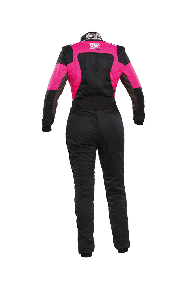 OMP IA0-1854-B02-277-46 (IA01854EW27746) FIRST ELLE Racing suit, FIA 8856-2018, black/fuchsia, size 46 Photo-1 