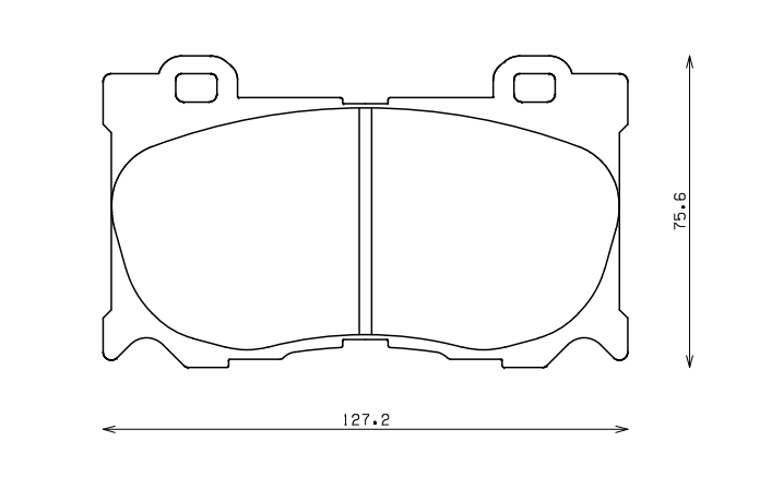 ENDLESS EP461MX72 Front brake pads INFINITI G37/M37/FX37/FX50/NISSAN 370Z (Akebono) Photo-0 