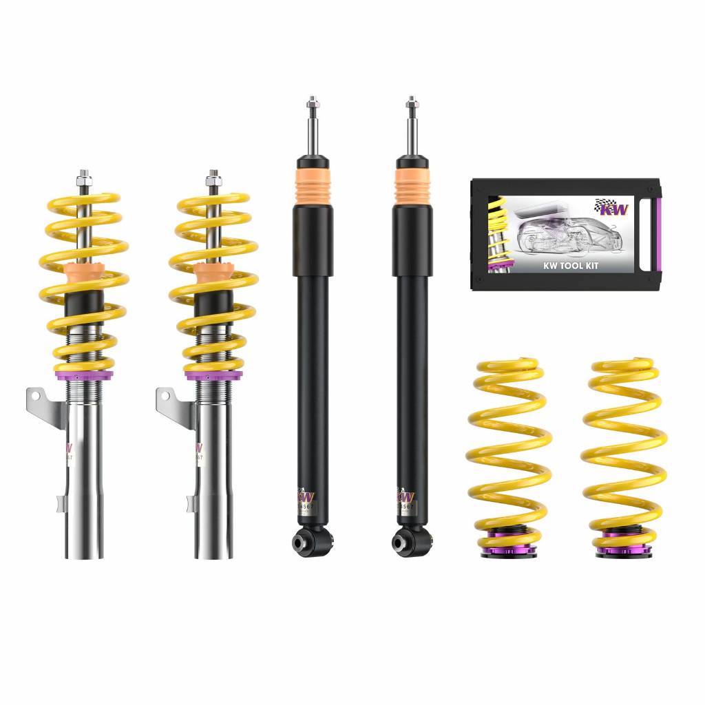KW 102800AQ Coilover Kit INOX V1 SKODA Superb III; Mod.2016 (3T) Photo-0 