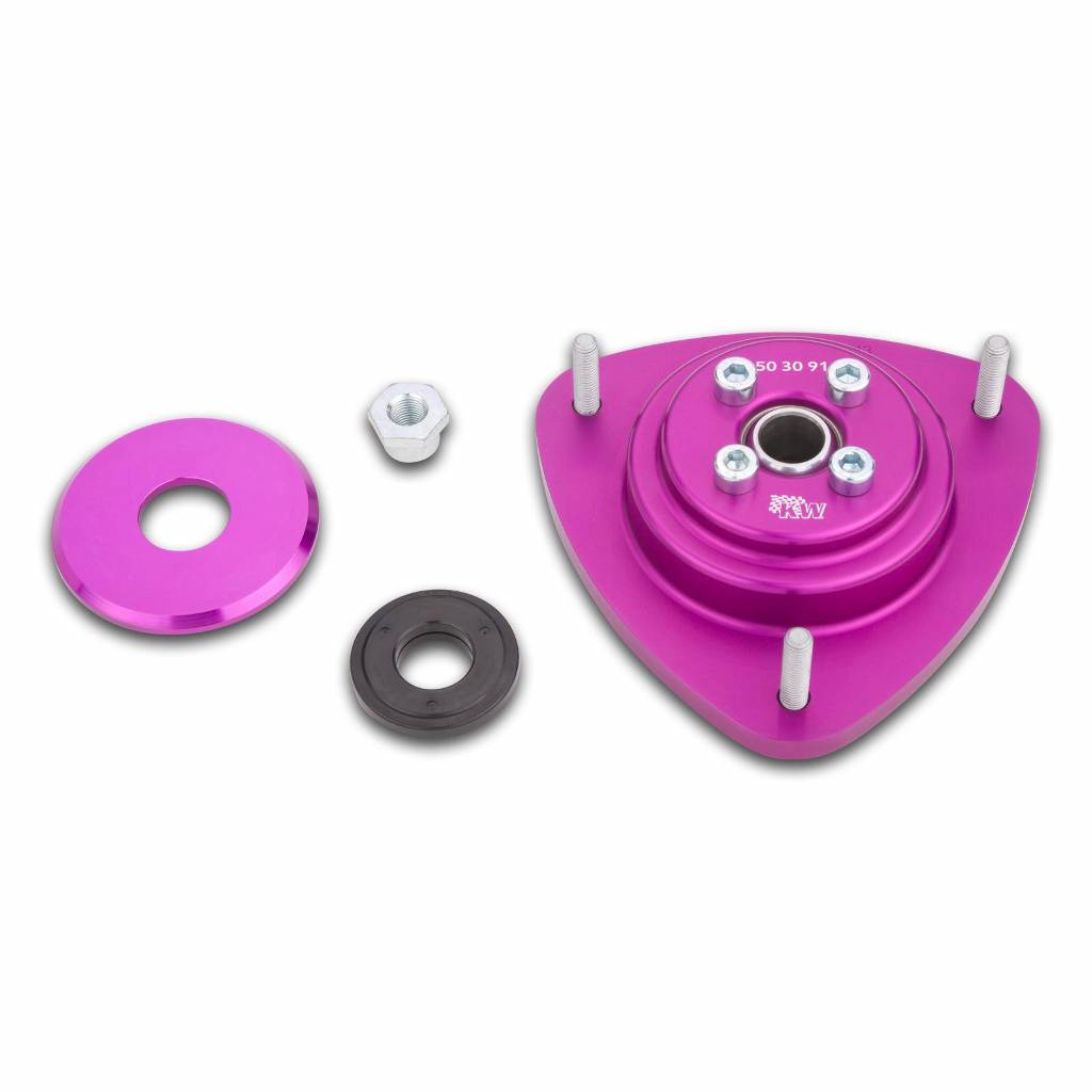 KW 19000946 Clubsport aluminum unibal top mounts (rear) PORSCHE Boxster, Cayman Type 981 incl. Boxster S, GTS, Cayman S, GTS Photo-4 