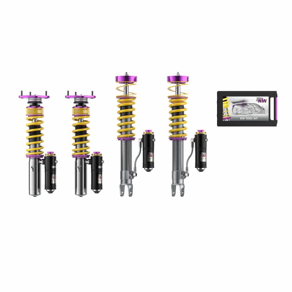 KW 3A771050 Coilover Kit INOX V4 PORSCHE 911; (991, 991G, 991H, 991 Turbo) Photo-0 