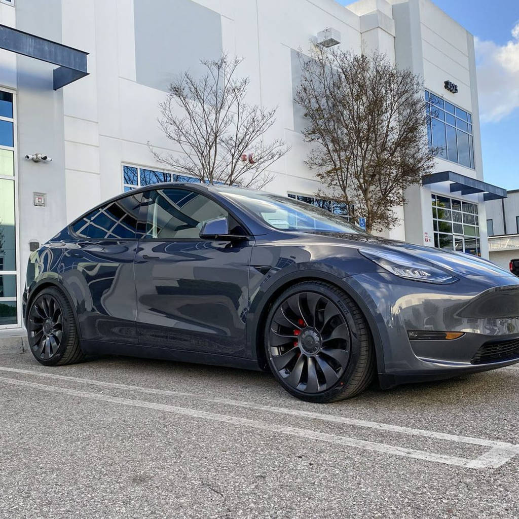 UNPLUGGED PERFORMANCE UP-MY-310-7.1 Dual Rate Lowering Spring Set Moderate - LR RWD for TESLA Model Y Photo-2 