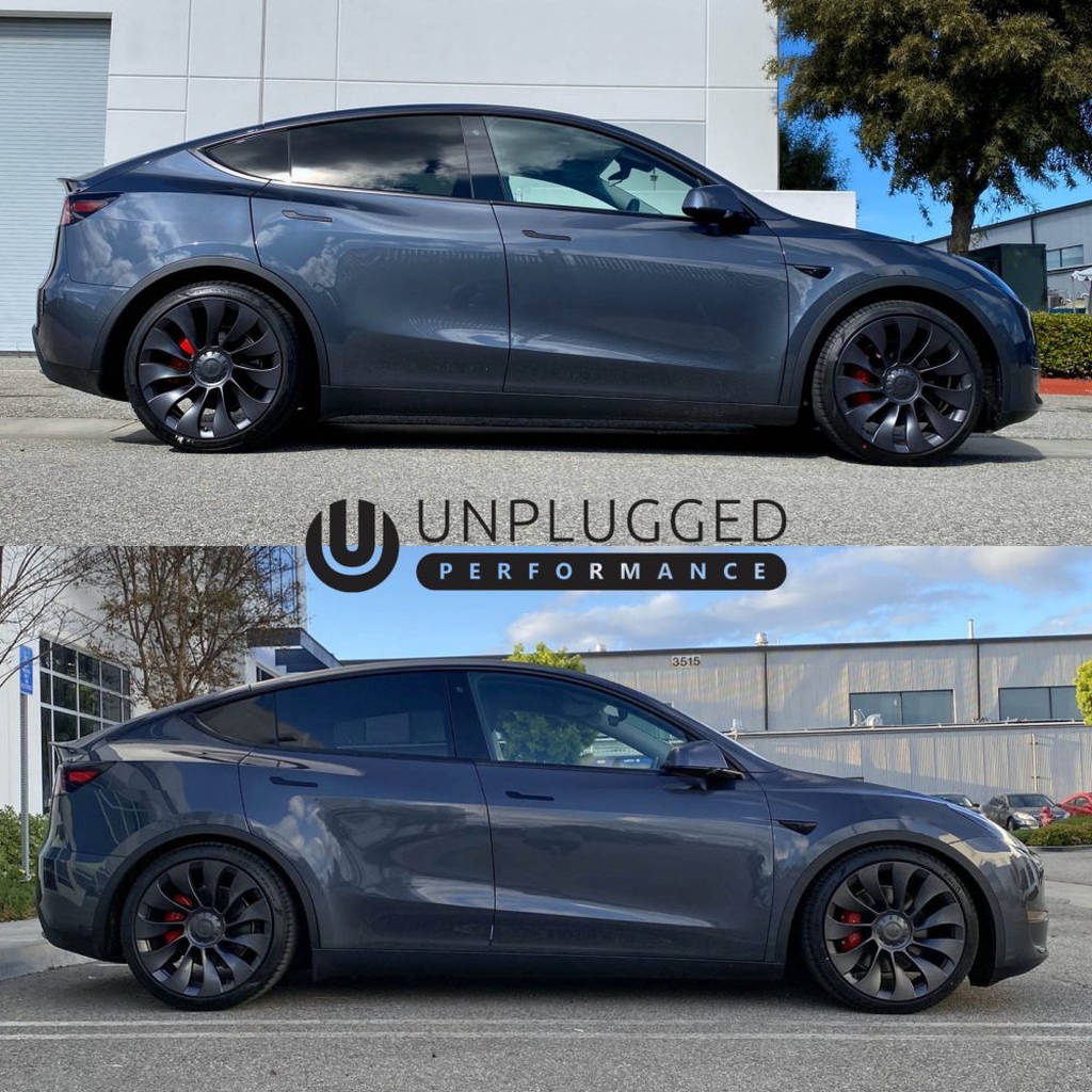 UNPLUGGED PERFORMANCE UP-MY-310-7.1 Dual Rate Lowering Spring Set Moderate - LR RWD for TESLA Model Y Photo-3 