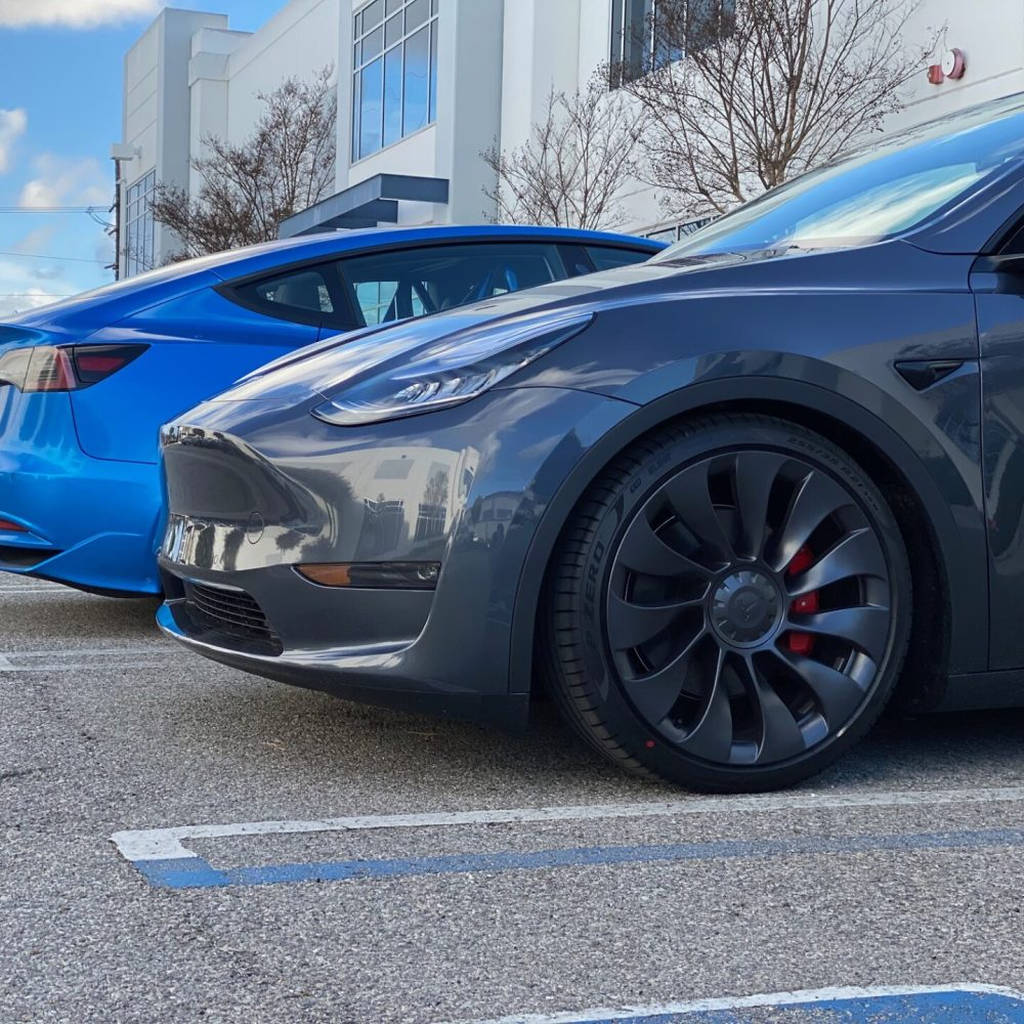 UNPLUGGED PERFORMANCE UP-MY-310-7.1 Dual Rate Lowering Spring Set Moderate - LR RWD for TESLA Model Y Photo-4 