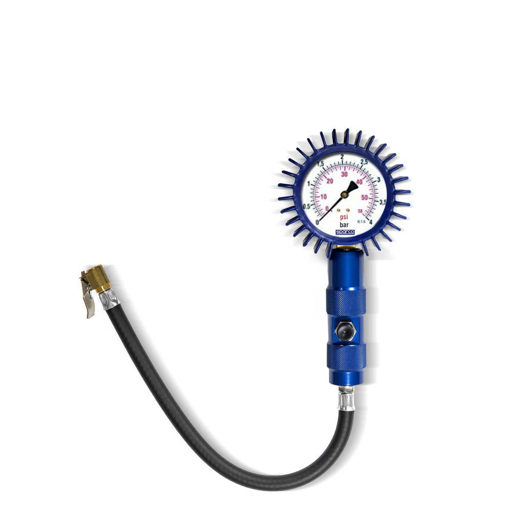 SPARCO 2941063A Tyre Pressure Gauge, 0-4 bar, 63 mm Photo-1 