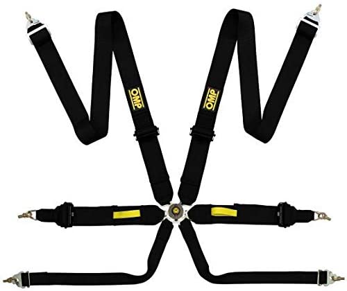 OMP DA0-0203-A01-071 (DA0203L071) Safety harness TECNICA 3", 6 points, FIA 8853-2016, black Photo-0 