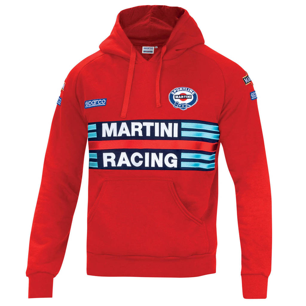 SPARCO 01279MRRS4XL HOODIE MARTINI RACING, red, size XL Photo-0 