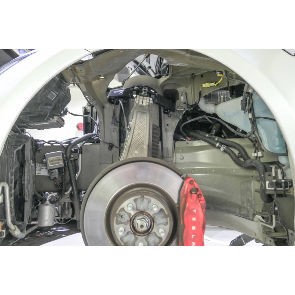 HARDRACE Q0600 TESLA MODEL S '12- FRONT UPPER CAMBER KIT (HARDEN RUBBER) - 2PCS/SET Photo-5 