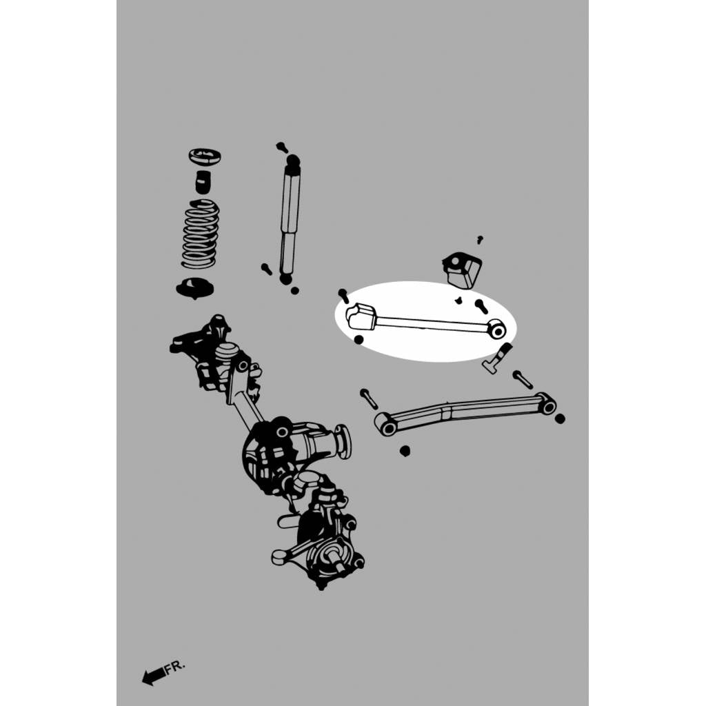 HARDRACE Q0596 JEEP WRANGLER JL/GLADIATOR JT FRONT UPPER ADJUSTABLE ARM, LIFT 0~4 INCHES V2 (HARDEN RUBBER) - 2PCS/SET Photo-6 
