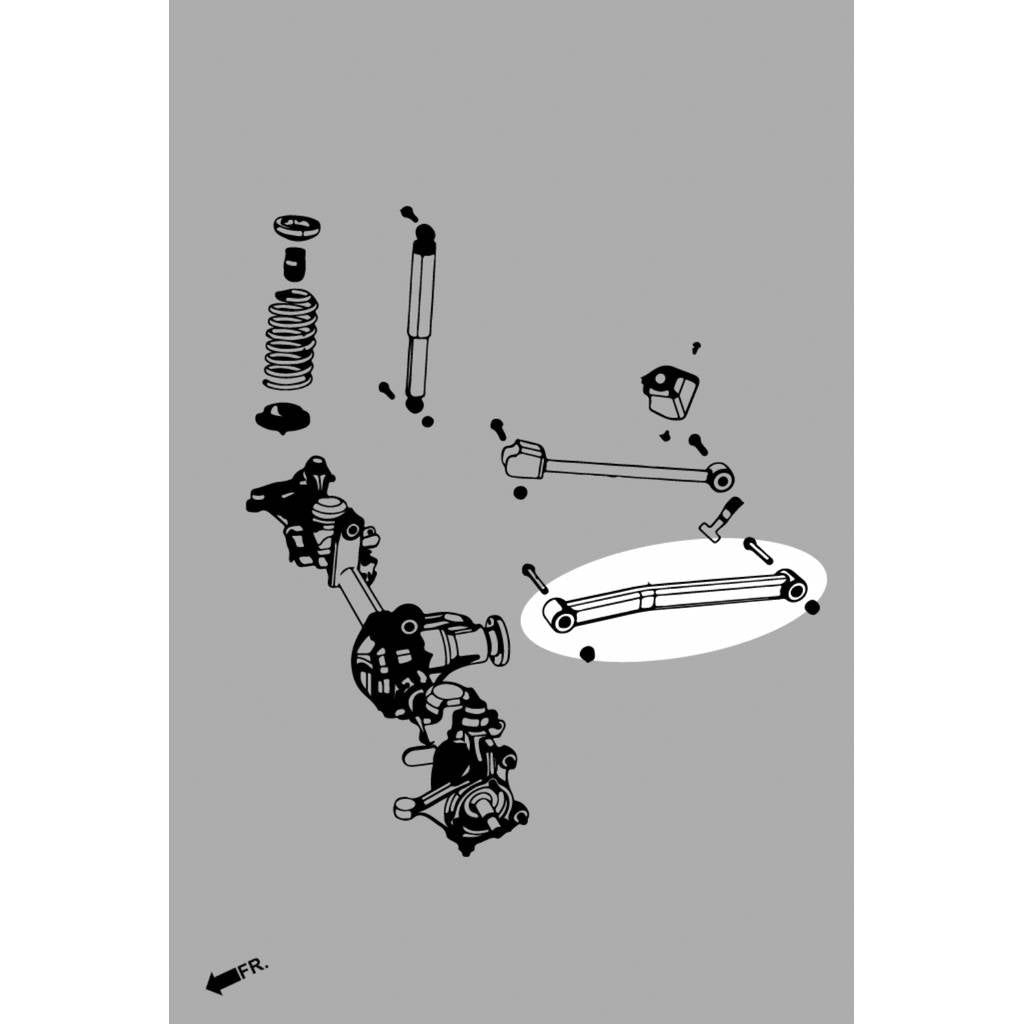 HARDRACE Q0597 JEEP WRANGLER JL/GLADIATOR JT FRONT LOWER ADJUSTABLE ARM,LIFT 0~4 INCHES V2 (HARDEN RUBBER) - 2PCS/SET Photo-6 