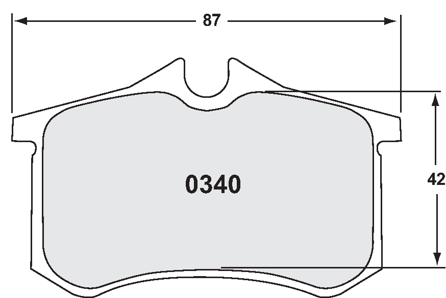 PFC 0340.97.15.44 Rear brake pads RACE 97 CMPD 15mm RENAULT Megane RS 1.8L 2018 Photo-0 