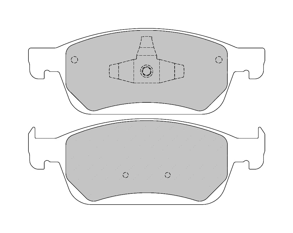 FERODO FCP4416H DS2500 Brake pads front FORD Focus III / KUGA Photo-0 