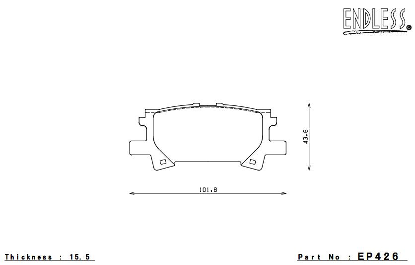 ENDLESS EP426SSY Brake pads Photo-0 