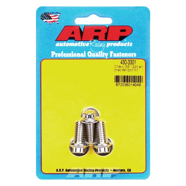 ARP 430-3301 Alternator Bolt Kit for Chevy SS 12pt Photo-0 